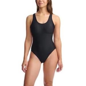 6 • Lolë • Black One Piece Swimsuit with Square Low Back